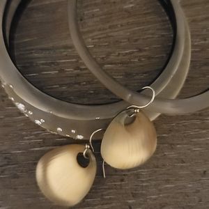 Alexis bittar earing  Bangle set